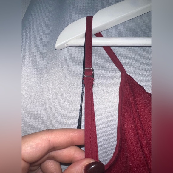 Lulus midi lace red dress - Picture 3 of 10